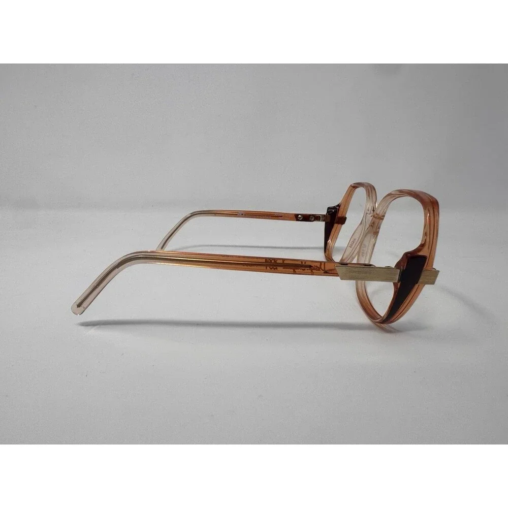 Vintage American Optical AO207 Eyeglass Frames Only 50-17-130 Amber USA
